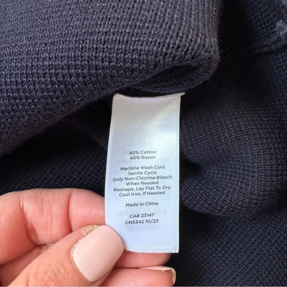 NWT Women’s Talbots Petite Double Breasted Stand Collar Seater Jacket Size Small - Picture 9 of 10